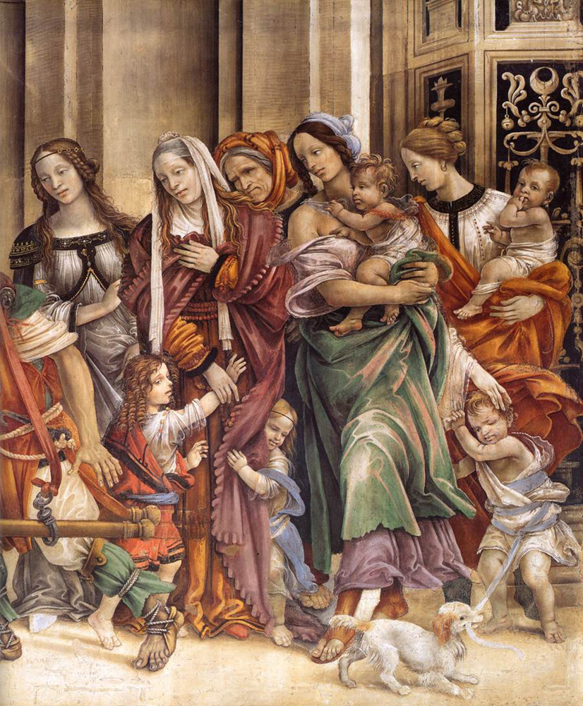 saint john the evangelist resuscitating drusiana right side